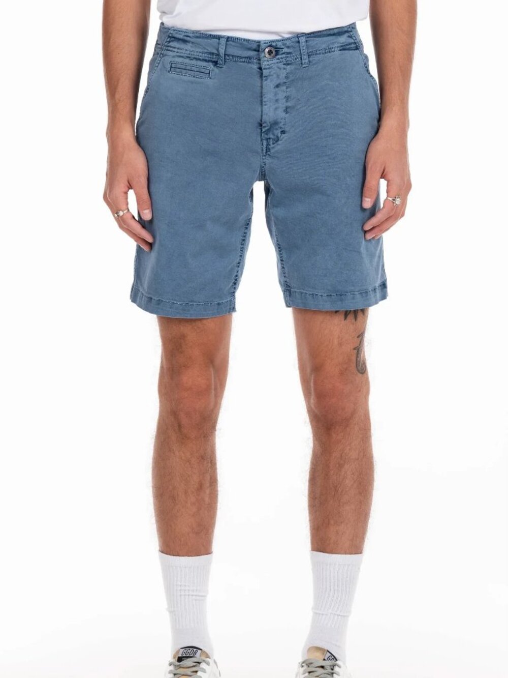 Original Paperbacks Turquoise Blue Walden Chino Shorts